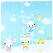 Microfasertuch zum Brille putzen | Teddy im Wolkenland