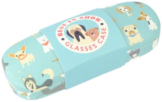 Tolles Hartschalenetui "Best in Show" im Vintage-Style inkl. Microfasertuch