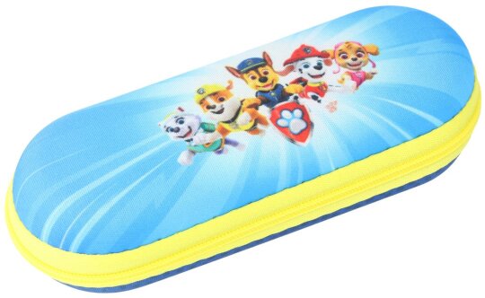 Niedliches Brillenetui "Paw Patrol" für Kinder aus robustem Stoff mit Reißverschluss