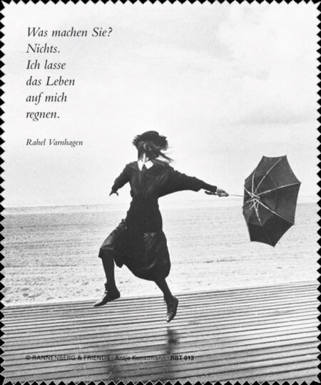 Brillenputztuch / Microfasertuch von Rannenberg & Friends "Was machen Sie?"