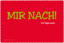 Microfasertuch/ Laptoptuch "Mir nach" von...