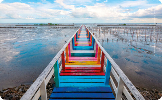 Robustes Schneidebrettchen / Frühstücksbrettchen Rannenberg & Friends "Horizont"