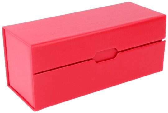 Doppel-Etui "Legend L" in Rot-Schwarz mit Magnetverschluss
