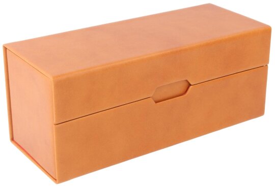 Doppel-Etui "Legend L" in Braun-Rot mit Magnetverschluss