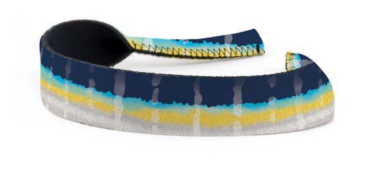 Schwimmfähiges CROAKIES Neopren Sportband - gegen rutschende Brillen - Tuna Fishskin