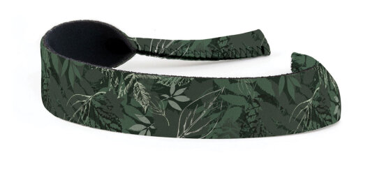 Schwimmfähiges CROAKIES Neopren Sportband - gegen rutschende Brillen - Verdant