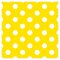 Hochwertiges Design-Brillentuch von Polyclean mit Punkte "Dots Gelb"