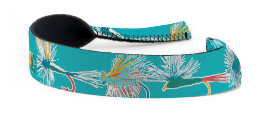 Schwimmfähiges CROAKIES Neopren XL Sportband - gegen rutschende Brillen - Dry Fly