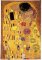 Mikrofaser - Brillenputztuch von FRIDOLIN Gustav Klimt "Der Kuss" 12,5 x 17,5 cm
