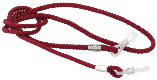 Edles Brillenband aus Nylon mit einstellbaren Silikonschlaufen an den Enden