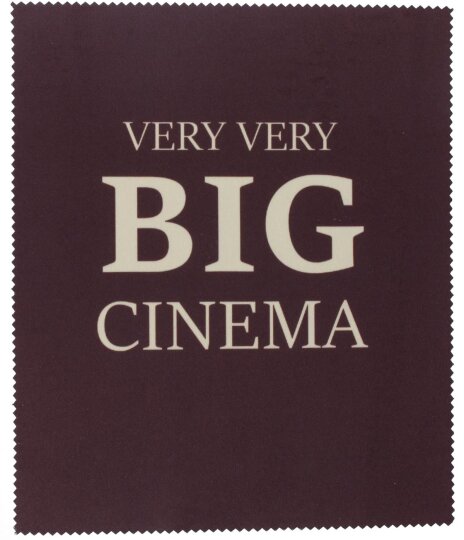 Very very BIG Cinema - Hochwertiges Mikrofasertuch mit witzigen "Denglisch" Spruch