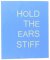 Hold the Ears stiff - Hochwertiges Mikrofasertuch mit witzigen "Denglisch" Spruch