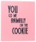 You go me animally on the Cookie - Hochwertiges Mikrofasertuch mit witzigen "Denglisch" Spruch
