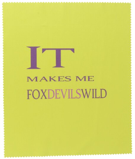 It makes me Foxdevilswild - Hochwertiges Mikrofasertuch mit witzigen "Denglisch" Spruch