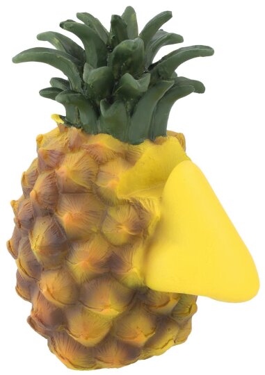 Witziger Brillenhalter FRECHE FRÜCHTCHEN aus Polyresin als Ananas
