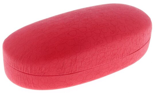 Geprägtes Hartschalen-Etui für Sonnenbrillen ALICANTE in Rot