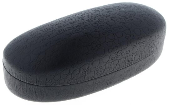 Geprägtes Hartschalen-Etui für Sonnenbrillen ALICANTE in Schwarz