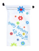 FRIDOLIN Microfaser - Beutel "Happy Birthday To...