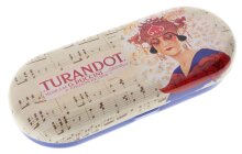 Brillenetui mit Kunstdruck aus robustem Metall Opera - Puccini - Turandot von FRIDOLIN