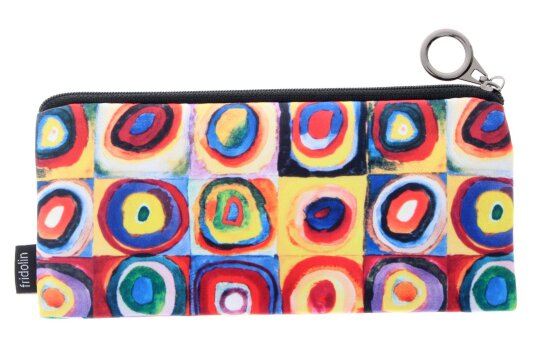 FRIDOLIN Brillenetui Wassily Kandinsky "Farbstudie" mit Reißverschluss