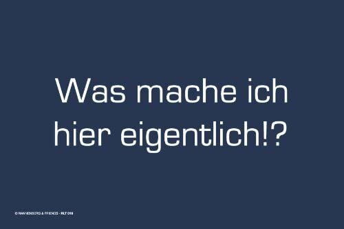Microfasertuch / Laptoptuch von Rannenberg & Friends "Was mache ich hier eigentlich?"