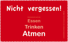 Microfasertuch von Rannenberg & Friends "Nicht...