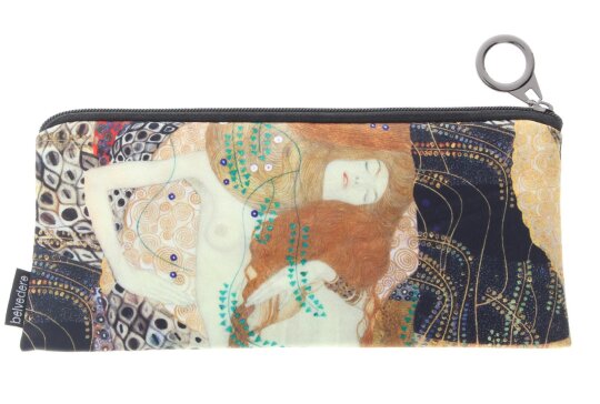 FRIDOLIN Brillenetui Gustav Klimt "Wasserschlangen 1" mit Reißverschluss