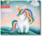 Niedliches Microfasertuch 17,5 x 15,3 cm - Einhorn Motiv