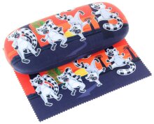 Tanzende Madagaskar Lemuren Hartschalenetui für...