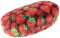 Extra großes Sonnenbrillen-Hartschalenetui mit sommerlichem Erdbeeren-Motiv