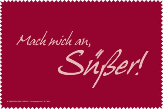 RANNENBERG & FRIENDS Microfasertuch/Laptoptuch "Mach mich an"