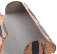 Brillenetui aus gepressten Kork mit Magnetverschluss im Motiv Fisch