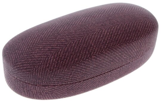 Hartschalen - Brillenetui GRENADA ARROW aus Kunstleder für größere Brillen in Bordeaux