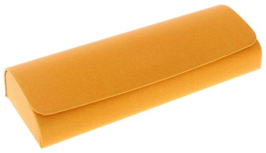 Farbenfrohes Brillenetui FLOREANA COSY mit Magnetverschluss in der Farbe Orange
