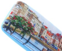 Wunderschönes Hartschalen-Brillenetui TOURIST mit...