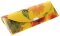 Taschen - Etui CHIARA aus Kunstleder im Blumendesign mit Magnetverschluss in Gelb