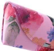 Taschen - Etui CHIARA aus Kunstleder im Blumendesign mit...