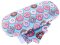 Blau-Pinkes Hartschalenetui für Kinder DONUT inkl. passendem Microfasertuch