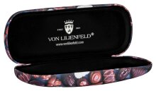 Hartschalenbrillenetui von Lilienfeld mit Pralinen - Design und passenden Mikrofasertuch