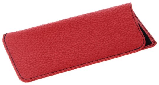 Schönes Echtleder Einstecketui "LOTTA" in der Farbe Flirt - Rot