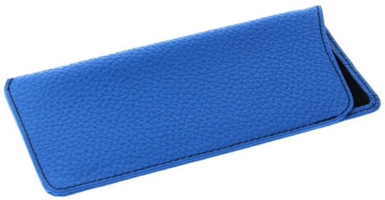 Schönes Echtleder Einstecketui "LOTTA" in der Farbe Freshy - Blau