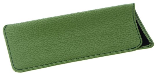 Schönes Echtleder Einstecketui "LOTTA" in der Farbe Bruco - Grün