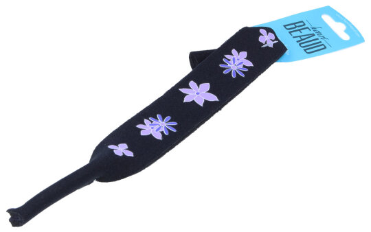 Stylisches Neopren-Sportband Hawaii Lila für Kinder (21,5 cm)