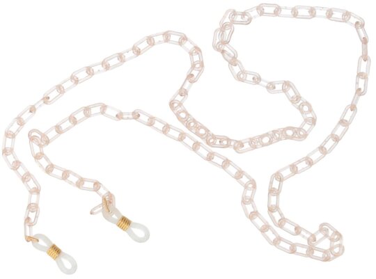 Stilvolle Brillenkette CP ASSORTITO aus hochwertigem Kunststoff in Beige