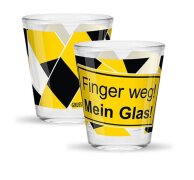SHEEPWORLD freches Schnapsglas "FINGER WEG!"...