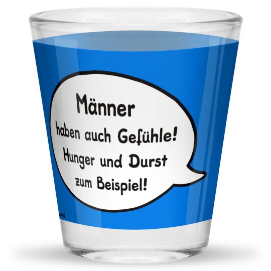 SHEEPWORLD freches Schnapsglas "MÄNNER" aus robustem Glas