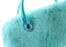 Hübsches flauschiges Brillenetui / Handtasche in...