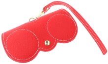 Tolles Lederoptik - Brillenetui mit schönen...