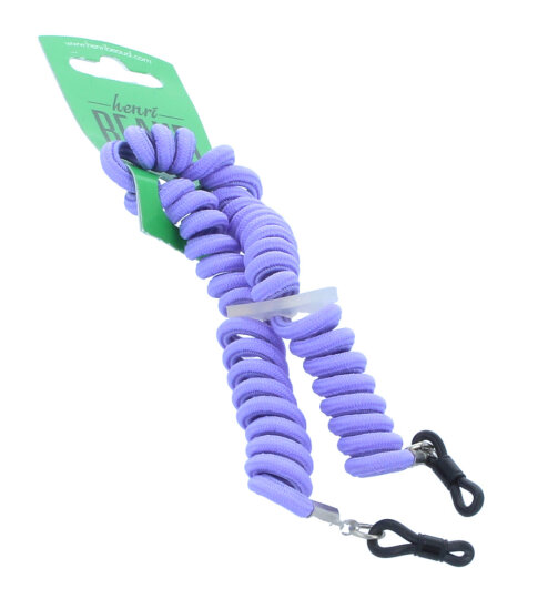 JULBO Spiralband in Lila mit Silikon Gummi - Schlaufe für Kinder