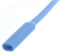 JULBO Silikon - Brillenband in Blau mit Tube - Endstück in Größe L
